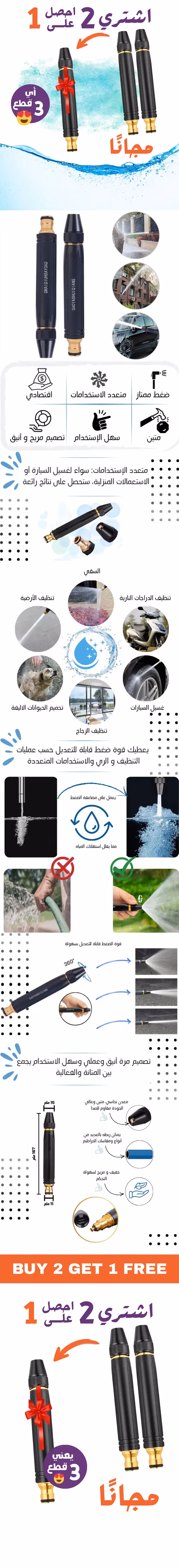 رشاش الماء بالضغط العالي